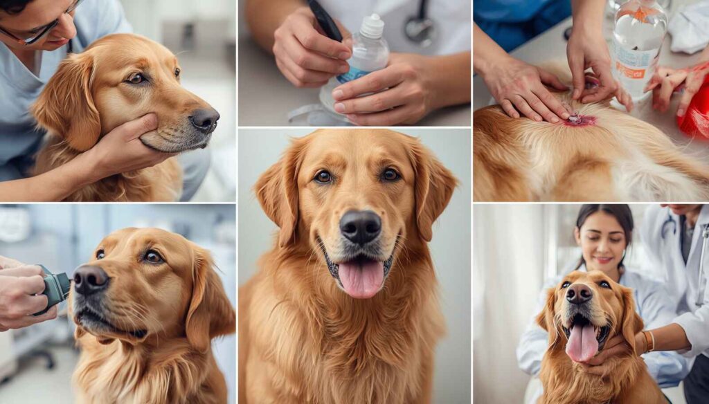 Common mistakes dog owners make when treating wounds, including using human antiseptics and allowing dogs to lick injuries.