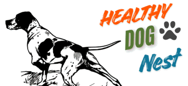 Healthy Dog Nest Dog health and food logo